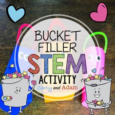 Bucket Filler STEM Activity Building Stem Activities, Bucket Filler Bulletin Board, Back To School Stem, Bucket Filler Activities, Bucket Filler, School Supplies For Teachers, School Lesson Plans, Teaching Second Grade, Stem Teacher