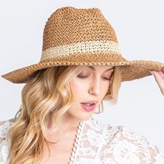 Size : One Size Material : 100% Paper Straw Hat, Lowest Price, Two Tone, Straw, On Sale, Hats