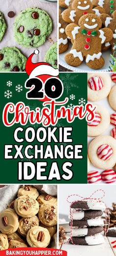 20 christmas cookie exchange ideas with text overlay