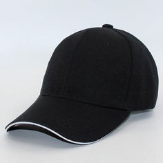 The fashionable and stylish baseball cap is perfect for Seattle season. With durable fabric, it offers protection from the sun, rain, and snow. The cap also has a comfortable fit, so you can wear it all day long. 100% Brand new high-quality Material :cotton Hat around :54-60cm,(Adjustable),fit for most people Hat Brim: about 7CM / 2.75 inch, (Error about 1-2CM) Hat Depth: about 11CM / 4.33 inch.(Error about 1-2CM) season: spring, summer, autumn, winter Gender :Unisex, women's cap, men capStyle: Black Cotton Baseball Cap For Outdoor, Black Cotton Fitted Hat For Outdoor, Black Cotton Snapback Visor Hat, Breathable Black Cotton Hat, Black Fitted Baseball Cap For Outdoor, Black Outdoor Hat With Curved Visor, Black Breathable Fitted Cap, Black Breathable Fitted Hat, Casual Black Breathable Baseball Cap