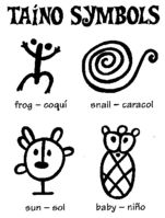 an image of various symbols in spanish for children to learn how to spell and draw