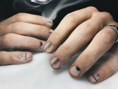 Male Nail Art Designs Simple, Boy Manicure Ideas, Masculine Manicure, Minimal Nail Art For Men, Nail Men, Male Manicure