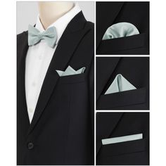 The classic and stylish bow ties feature a solid color and durable, comfortable twill fabric. Wear it all day with ease. The pre-tied bow tie measures 2.36 x 4.53 inches and comes with adjustable straps. The matching pocket square adds even more elegance. This gift is perfect for gentlemen, grandfather, father, and friends. WARM TIPS: 1. Due to the different brightness of the display and the light, the actual fabric color may be slightly different from the online color. 2. Please allow a slight deviation of 1-2cm data by manual measurement. 3. The bow tie is pre-tied, you don't need to tie it yourself, the pocket scarf can be folded into the desired shape at will. 4. Due to the packaging and transportation process, the product you receive may have creases. After receiving the goods, you ca Pocket Scarf, Pocket Scarves, Pre Tied Bow Tie, Bow Tie Set, Bow Tie Wedding, Tie Set, Pocket Squares, Purple Fashion, Women Set