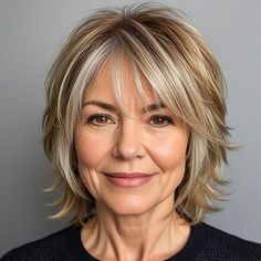 90 Hairstyles For Women Over 50 With Bangs: Short, Medium &Amp; Long Styles 9 Medium Length Short Layered Haircuts, 1990s Haircuts Women, Hair Cuts For Thinning Hair Older Women, Short Haircuts For Women Over 50 With Thick Hair, Hair Cuts Over 50 Women, Hairstyles For Medium Length Hair Over 60, Short Length Hair With Layers Over 50, Very Layered Hair Medium Over 50 2024, 50 Hairstyles Women Over