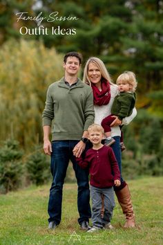 an image of a family posing for the camera