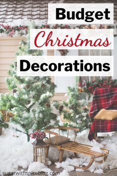 Budget Christmas Decor, Activies For Kids, House Christmas Decorations, How To Decorate For Christmas, Hosting Holiday Party, Christmas Budget, Budget Christmas, Colorful House, Decorate For Christmas