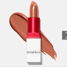 Smashbox Be Legendary Prime & Plush Lipstick- Shade Baddest Nwt Can Ship In 1-3 Business Days Smashbox Lipstick, Smashbox Be Legendary Lipstick, Be Legendary, Smashbox Makeup, Lipstick Shade, Lip Set, Warm Yellow, Matte Metallic, How To Line Lips