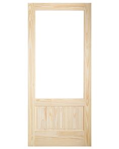 a wooden door with a white background