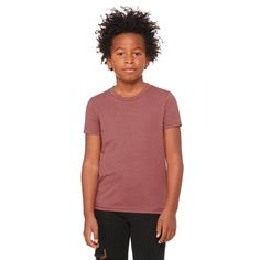 Bella + Canvas Youth Jersey Short-Sleeve T-Shirt - 3001Y, Bella + Canvas, 3001Y, HEATHER MAUVE, XL, T-Shirts, Cheap Short Sleeve T Shirts For Youth, 4.2 oz., 100% Airlume combed and ring-spun cotton, 30 singles; Heather CVC/Blend Colors: 52% airlume combed and ring-spun cotton, 48% poly (Ath. Heather - 90% airlume combed and ring-spun cotton, 10% poly); Neon Colors: 3.6 oz., 52% airlume combed and ring-spun cotton 48% poly, 40 singles; Black Heather CVC: 90% airlume combed and ring-spun cotton 1 Rainbow Baby Onesie, Baby Christmas Onesie, Security Shirt, Custom Baby Onesies, Christmas Onesie, Christmas Tree Shirt, Tree Shirt, Toddler Tees, Neon Colors