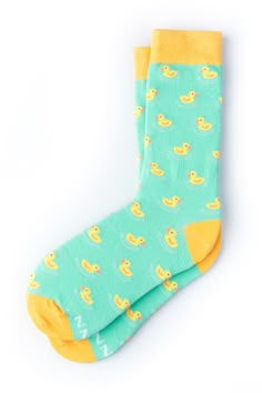 Freshen up your look with a fun pair of rubber ducky socks. Not only will they quack you up, but they're comfortable to get you through the day! Duck Socks, Ducky Duck, Lucky Ducky, Silly Socks, Animal Socks, Rubber Duckies, Rubber Ducks, Funky Socks, Sock Animals