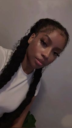 Big Box Braids Hairstyles, Dyed Hair Inspiration, Curly Hair Styles Easy, Pretty Braided Hairstyles