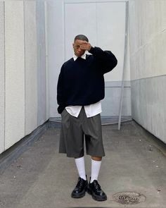 Outfit Aesthetics Men, Ootd Men Streetwear, Summer Outfits Streetwear, Streetwear Outfit Men, Formal Streetwear, Men Fashion Summer, Mens Fashion Week Street Style, Street Style Outfits Casual, Outfit Aesthetics