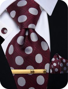 PRICES MAY VARY. 【Tie Set 】 Burgundy Necktie+ 1 Pocket Square + 1 Pair of Cufflinks+ 1 Gold Clip + Gift Box 【Classic size】 Tie: 3.4 '' × 59 '' (8.5cm × 150cm); Woven Handkerchief: 12 '' x 12 '' (31cm x 31cm); Ties and pocket squares set come in well packaging and make wonderful gifts for boyfriend, husband, father 【Silk Fabric】 "YourTies" mens tie set crafted using a unique knitting technique. Fashion and practicality, Soft and comfortable texture, Durable and not easily deformed, Perfect packag Mens Dress Hats, Fashion Design Books, Necktie Set, Ties For Men, Yellow Ties, Men's Tie, Mens Bow Ties, Formal Business, Mens Neck Ties