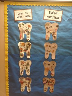 Mrs. Hodge and Her Kindergarten Kids: Dental Health--what's good and bad for your teeth! Dental Health Unit, Dental Health Week, Kids Dental Health, Dental Health Activities, Kindergarten February, Dental Health Month, Health Unit, People Who Help Us, Dental Kids