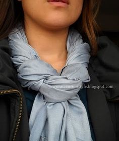 Tie A Scarf, Scarf Patterns, Frou Frou, Scarf Tying, Her Eyes, Looks Style, Scarfs