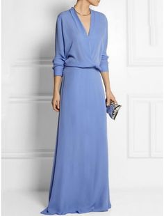 Sheath / Column Mother of the Bride Dress Wedding Guest Elegant Simple V Neck Sweep / Brush Train Chiffon Long Sleeve with Solid Color Michelle Mason, Dress Wedding Guest, Long Skirts, Mother Of The Bride Dress, Chiffon Long Sleeve, Groom Dress, Celebrity Dresses, Dress Wedding, Mother Of The Bride Dresses