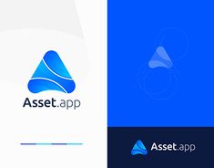 the logo for asset app, which is designed to look like an abstract shape and has been