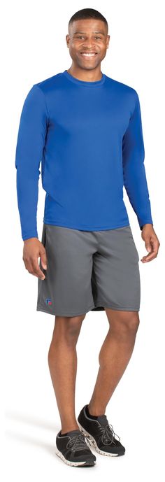 PRICES MAY VARY. Dri-Power moisture wicking technology keeps you cool and dry Odor protection helps to keep fabric fresh Self-material collar Set in sleeves Sports Rash Guard Upf 50+, Sporty Moisture-wicking Rash Guard For Outdoor, Casual Rash Guard With Moisture-wicking, Casual Moisture-wicking Rash Guard For Sports, Sports Rash Guard With Upf 50+, Long Sleeve Moisture-wicking Rash Guard For Sports, Blue Athleisure Rash Guard For Sports, Sporty Nylon Rash Guard For Sports, Sporty Blue Rash Guard For Sports