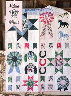 the derby sample quilt pattern is shown