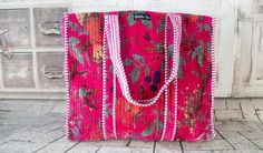 Velvet tote bag Velvet Tote Bag, Velvet, Tote Bag, Etsy Uk, Pink, Gifts