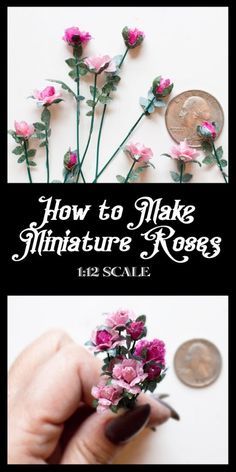 how to make miniature roses from real flowers