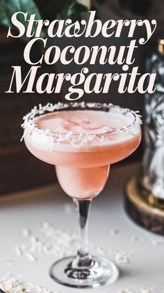 frozen strawberry margarita cocktail recipe Strawberry Tequila Drinks, Fun Margarita Recipes, Tropical Margarita, Coconut Tequila, Drinks Tequila, Strawberry Margarita Recipe, Best Margarita Recipe, Easy Margarita Recipe