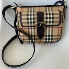 Vintage Burberry Ganton Bag. In Storage For 15+ Years, Never Worn. Has Dust Bag And Original Tags Still With It. Non Smoking, Pet Free Home. Poshmark Will Authenticate. This Is A Timeless Crossbody Style. Burberry Shoulder Bag, Check Coat, Vintage Burberry, Shoulder Handbag, Burberry Bag, Shoulder Handbags, Burberry, Dust Bag, Bag Lady