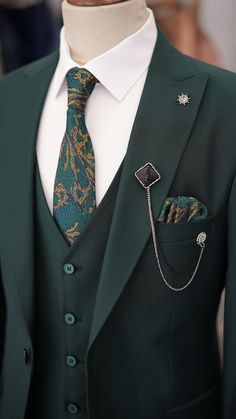 Unleash your distinctive style with our Green Suit, a modern elegance and sophistication symbol. Meticulously curated for the discerning gentleman, this suit captures impeccable taste and a dapper edge. From HolloMen New Collection. It is expertly crafted from a luxurious 30% Poly and 70% Viscone blend. This suit is a Slim fit for a tailored look, and it features a Shawl collar, Double slit, Flap Pocket, Single Button, and Full Lining seamlessly integrated for a sleek design. The package will in Engagement Suits, Peak Lapel Suit, Vest And Pants, Fancy Suit, Classy Suits, Pants Gift, Dress Suits For Men, Green Suit, Plaid Suit