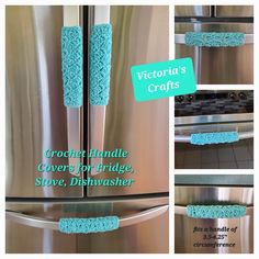 instructions for how to clean your stainless steel refrigerator with the help of victoria's crafts