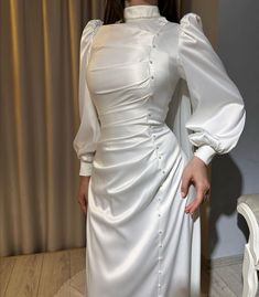 Modest Girly Outfits, Modest Dresses Fashion, Modest Wedding Gowns, Oh Polly Dresses, Blouse Casual Fashion, Stylish Wedding Dresses, Muslim Outfits Casual