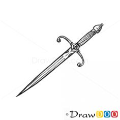 Daggar Tattoo, Tattoo Line Drawing, Dagger Drawing, Traditional Dagger Tattoo, Tattoo Line, Stencil Outline, Recipes Lunch, Tattoo Stencil Outline