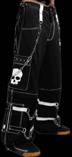 Skull Clothing Design, Emo Style Pants With Belt Loops For Concert, Emo Black Pants With Belt Loops, Emo Style Pants With Pockets For Concert, Emo Pants With Pockets For Concert, Black Emo Pants With Belt Loops, Emo Streetwear Pants With Belt Loops, Emo Style Pants For Cosplay With Belt Loops, Emo Style Pants With Belt Loops For Cosplay