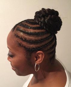 50 Updo Hairstyles for Black Women Ranging from Elegant to Eccentric Women Updo Hairstyles, Diy Hairstyles For Black Women, Simple Diy Hairstyles, Middle Hairstyles