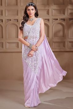 lavender saree, half and half saree, crepe saree, Saree, Sarees, Saree Online, Online Saree Shopping, Saree for Women, Saree for Wedding, Saree Blouse Design Drape Saree, Latest Sarees, Readymade Blouse, Designer Sarees, Saree Collection, Sarees Online, Online Design, Saree Designs, Women's Style