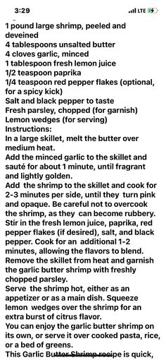 an old recipe is shown in black and white