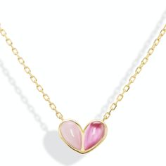 A modern take on a heart design, the sweetheart necklace is the perfect personalized style. Customize with your favorite color or gemstones of your choice. Available in 18K Yellow Gold Chain length = 16in with a 14.5in option Pendant = 15 x 10mm Colored stones are natural and color may slightly vary Certain gemstones are cabochon cut or faceted cut For custom orders please contact info@stephaniegottlieb.com This item is FINAL SALE 14k Gold Heart Necklace With Gemstone, 14k Gold Gemstone Heart Necklace For Valentine's Day, Dainty Gemstone Heart Pendant Necklace, 14k Gold Heart Cut Gemstone Necklace, Heart-shaped Birthstone Necklace In Fine Jewelry Style, 14k Yellow Gold Heart Necklace With Gemstone, Heart-shaped Gemstone Birthstone Necklace, Pink Heart Cut Gemstone Necklace, Yellow Gold Heart Necklace With Gemstone