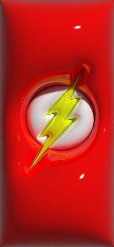 the flash logo is shown in red and yellow