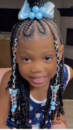 Nine Year Old Hairstyles, Braided Styles For Kids, Half Up Half Down Hairstyles For Kids, Braids With Heart, Half Up Half Down Braids, Natural Hair Puff, Daughter Hairstyles