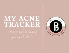 Get to the bottom of what's causing your acne with our acne tracker. This calendar allows you to track certain key indicators that can play a role in your acne symptoms. Acne Breakout, Affordable Skin Care, Beauty Skincare, Organic Skin Care