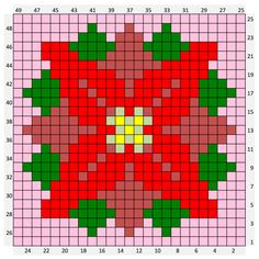 a cross stitch pattern with the words the art of co in red, yellow and green