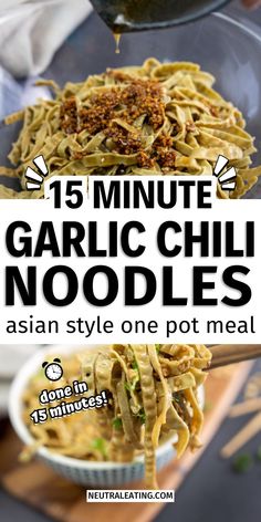 Easy Healthy Asian Noodle Recipes: healthy dinner recipes asian noodles, healthy dinner recipe easy low carb, chili garlic oil recipe Healthy Noodle Recipes, Healthy Potluck, Asian Noodle Recipes, Potluck Dishes, Dinner Recipes Easy Quick, Low Carb Meals Easy, Noodle Recipes, Easy Healthy Dinners, Dinner Dishes