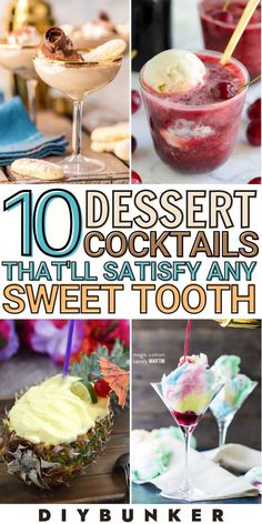 10 dessert cocktails that'll satisfy any sweet toothpick in your mouth