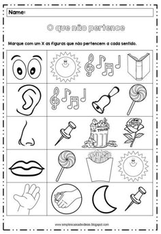 a worksheet for spanish language students with pictures and words to color on the page