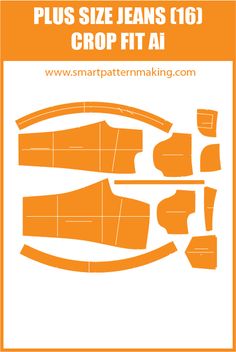 the front and back view of an orange sewing pattern with instructions for how to make it