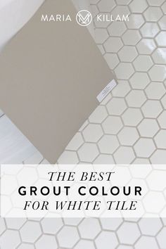 the best grout color for white tile