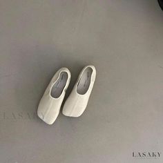 Lasaky - Elegant Pink Satin Ballet Flats: Stylish Single Shoes for Ballet Dancers with Silver Mary Jane Design White Synthetic Ballet Flats With Round Toe, White Synthetic Slip-on Ballet Flats, White Slip-on Heels With Round Toe, White Slip-on Heels With Rubber Sole, Beige Synthetic Ballet Flats With Round Toe, Beige Synthetic Round Toe Ballet Flats, Beige Round Toe Synthetic Ballet Flats, Pink Ballet Shoes, Satin Ballet Flats