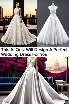 this al quiz will design a perfect wedding dress for you