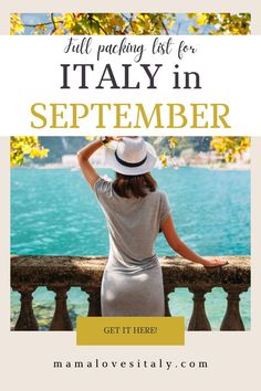 September is one of the best months to visit Italy but you need to pack right for it as late summer can be tricky for temperatures. Learn what to pack for Italy in September with our complete, practical packing list Late Summer Italy Outfits, Italy Fashion September, Late Summer Travel Outfits, How To Pack For Italy In September, Packing For Europe In September, Sicily Outfits September, Fall Mediterranean Cruise Packing List, Travel Outfits For Italy In September, Italy Outfit September