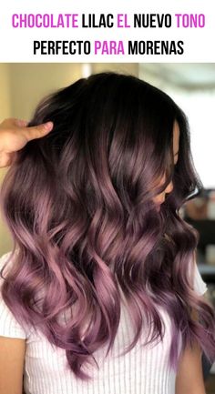 Lilac Hair Color, Summer Hair Color Ideas, Brunettes Highlights, Highlights For Brunettes, Summer Hair Highlights, Hair Color Options, Color For Brunettes, Hair Color For Brunettes