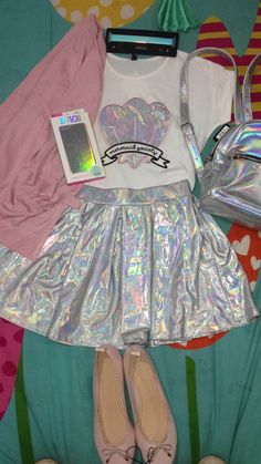 Iridescent Outfit, Bright Fashion, Tween Outfits, Indian Designer Outfits, Alternative Outfits